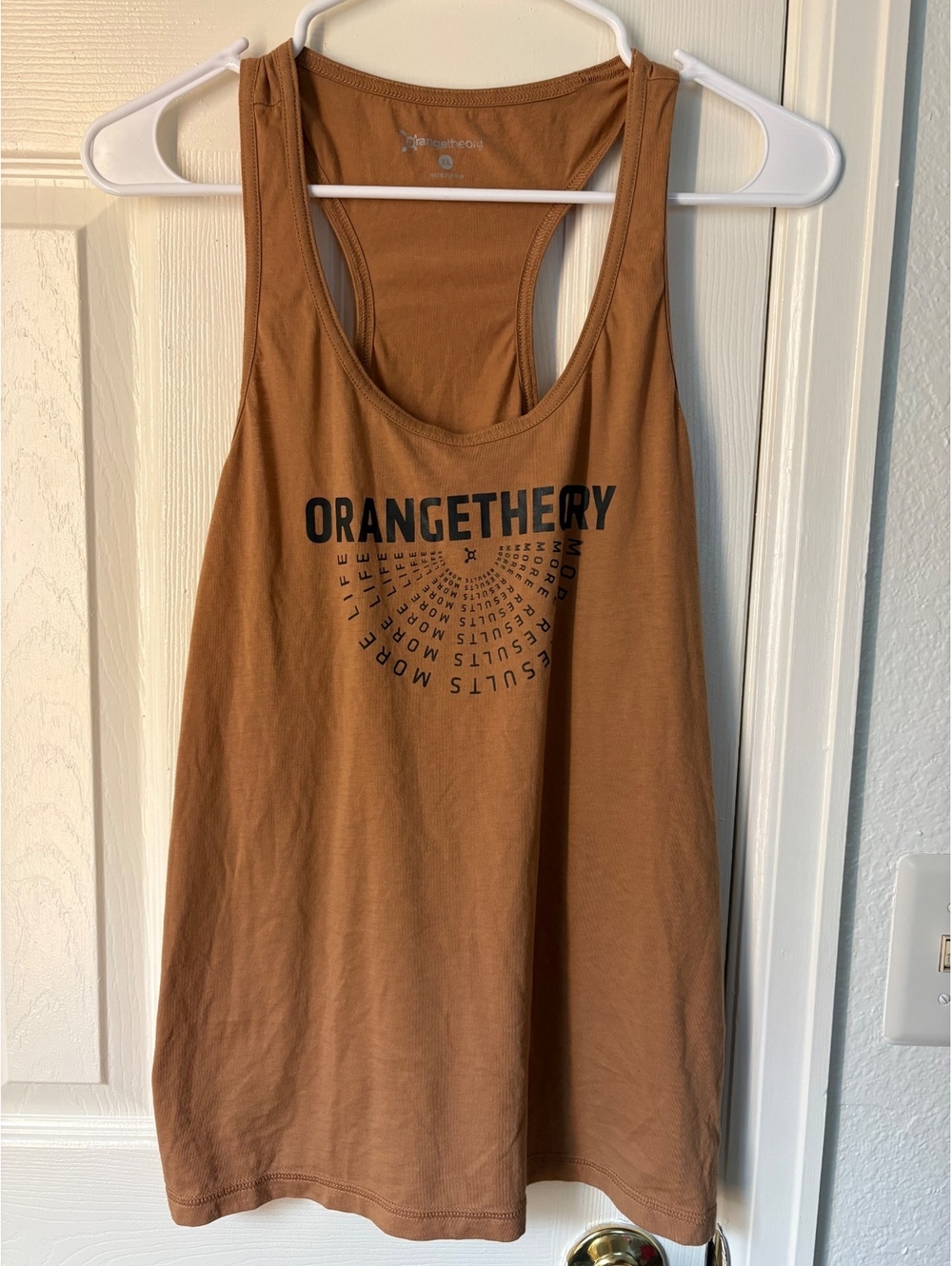 Orangetheory Women's Tank Top Racerback Size XL Brown